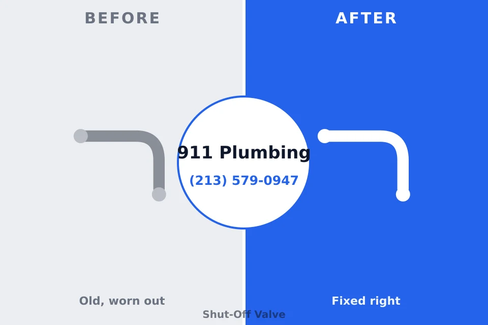Before and after: plumbing repair West Swanzey, NH